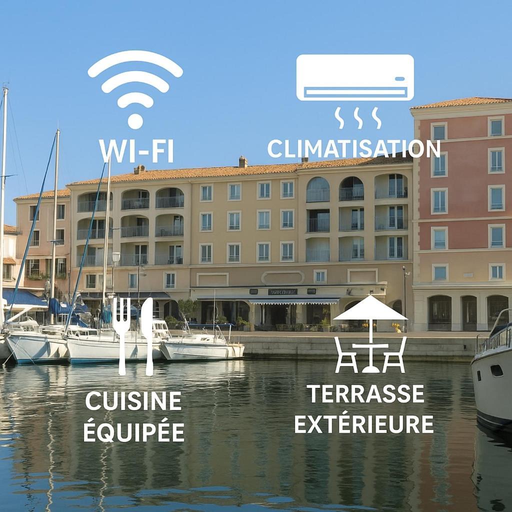 Appartement Les Terrasses Du Port Exteriör bild